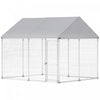 Chenil Exterieur pour Chien avec Toit Etanche, 2,8 m x 2,3 m x 2,2 m