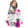 Costway 12v Enfants Monter Sur Jouet Unicorne Avec Roues D'entrainement Musique Un Bouton Demarrer Cheval Jouet Rouge