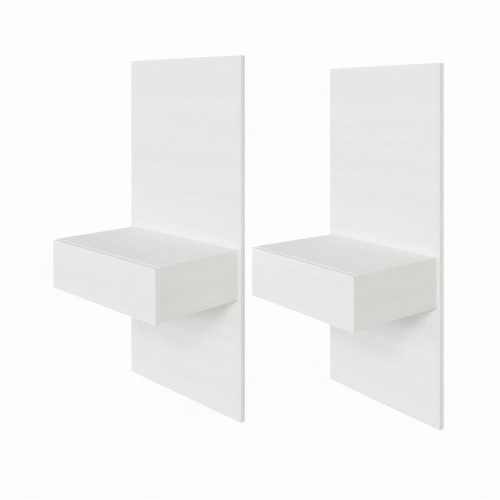 Panneau d'extension et table de nuit Milano