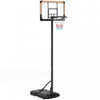 Soozier Panier De Basket-ball De 6 A 7 Pi Panneau Arriere Incassable De 28\"