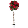 Arbre poinsettia rouge de 59 po
