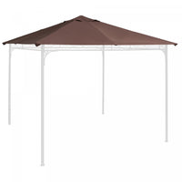 Outsunny 10' X 10' Remplacement De L'auvent Du Gazebo Carre Couvercle Superieur Protege Contre Les U