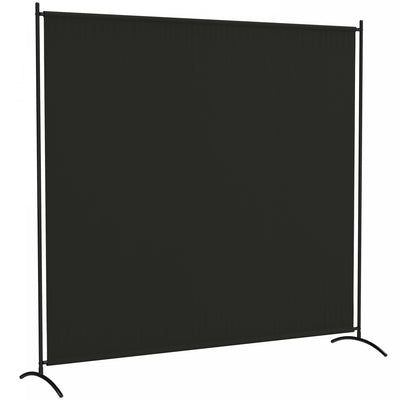 Outsunny Single Panel Privacy Screen, Uv30+ Room Divider, Black