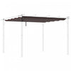 Outsunny Auvent De Pergola De Remplacement Retractable Pour Pergola De 9.8' X 9.8', Remplacement De La Couverture De Pergola, Cafe