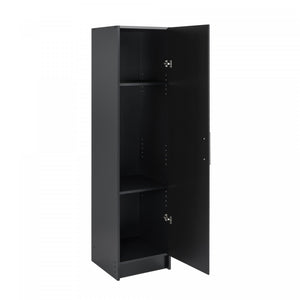 Armoire étroite Elite de 16 po - noire