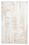 Tapis Contemporain/Moderne Quinn 5'0\" x 8'0\" en Gris