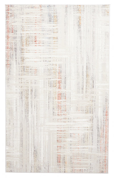 Quinn Grey Rug 5'0" x 8'0" | Tapis Contemporain/Moderne Quinn 5'0" x 8'0" en Gris