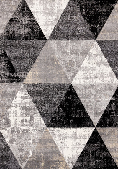 Covington Distressed Triangles Area Rug - 2'8" x 4'11"|Carpette Covington à motifs de triangles vieillis - 2 pi 8 po x 4 pi 11 po