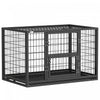 Cage Robuste pour Chien de 94 cm, Chenil Metallique avec Plateau