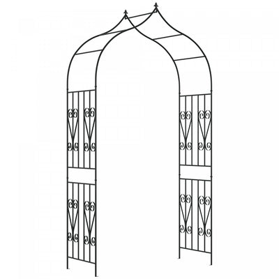 Outsunny 8.7ft Garden Arch Trellis With Scrollwork Wedding Arbor For Roses|Outsunny 8.7ft Arbre De Mariage Exterieur Roses