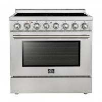 Cuisiniere electrique Paolo 36 pouces, acier inoxydable, 5,44 pi³ - FFSEL6011-36