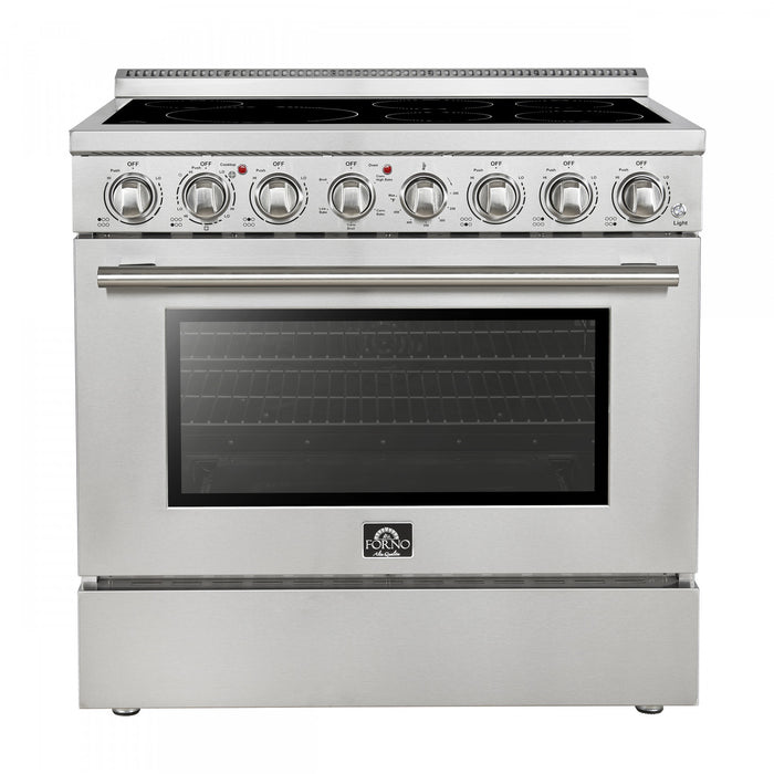 Cuisiniere electrique Paolo 36 pouces, acier inoxydable, 5,44 pi³ - FFSEL6011-36