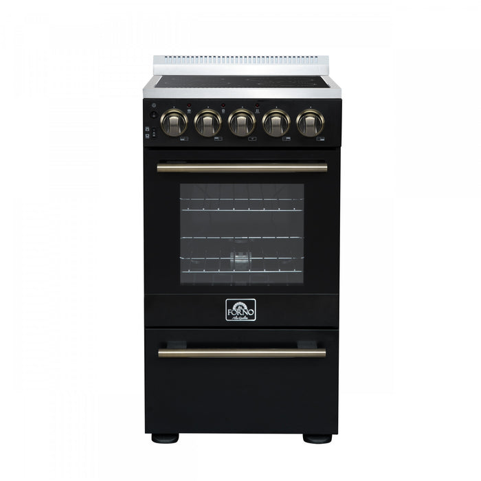 Cuisiniere electrique Pallermo de 20 po, noire, capacite totale de 2,05 pi³ - FFSEL6051-20BLK