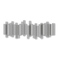 Portemanteau mural moderne Sticks de Umbra - gris