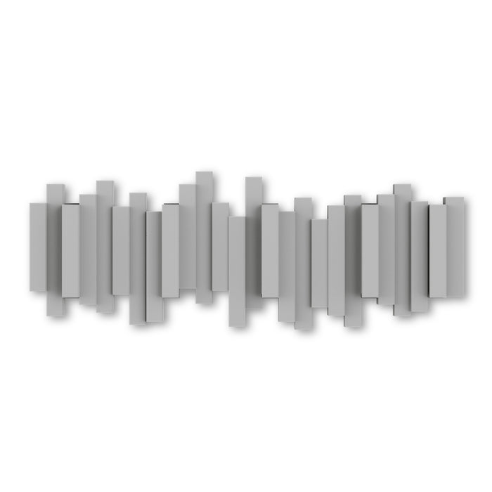 Portemanteau mural moderne Sticks de Umbra - gris