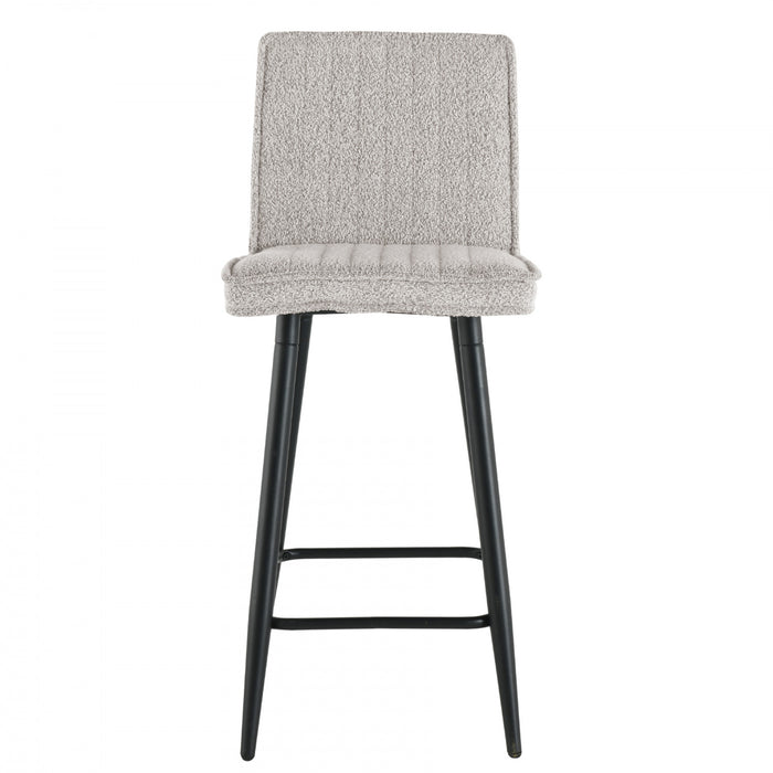 Tabouret de bar Marielle rembourre taupe (ens. de 2)