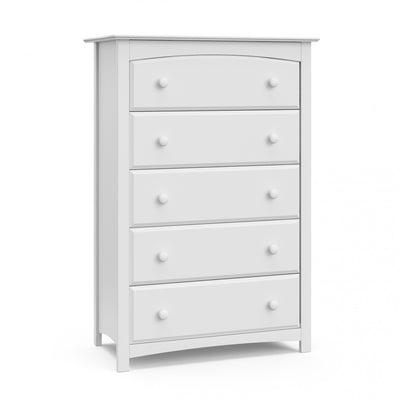 Storkcraft Kenton 5 Drawer Dresser - White