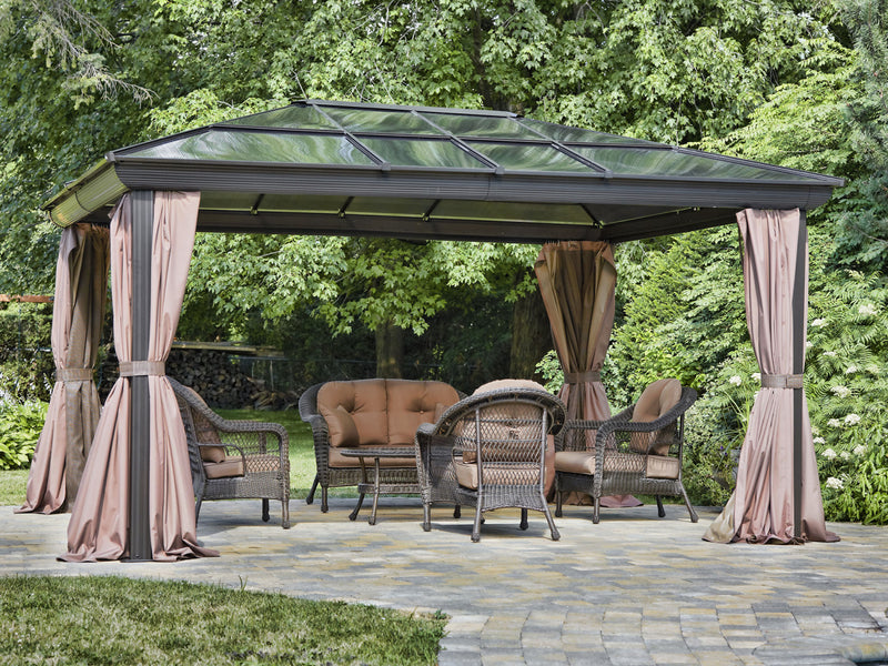Gazebo Penguin Venus - Gazebo 12x16 Toit de polycarbonate