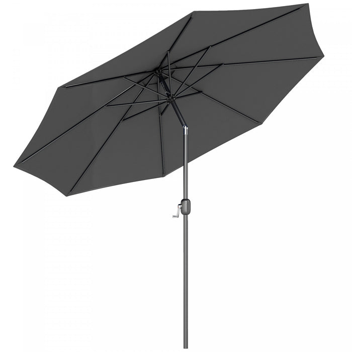 Outsunny Parasol Gris