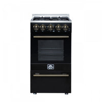  Cuisiniere a gaz autonome Forno Lamazze de 20 po, Noire -FFSGS6265-20BLK