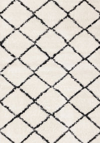 Carpette Taylor à motif de treillis pour l'intérieur - 6 pi 7 po x 9 pi 6 po
