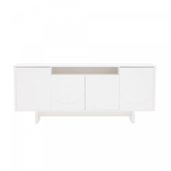Buffet moderne Ella 71\" en blanc