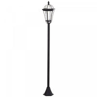 Outsunny 2 Pcs LED Lampes De Jardin Lampadaire Solaire Lanterne Patio Chemin Passerelle Exterieur Re