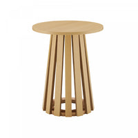  Table d’appoint Layla style scandinave moderne en chene clair