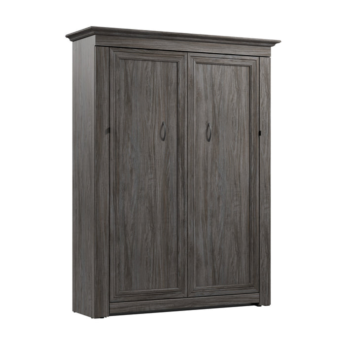Lit double escamotable Versatile de Bestar de 66 po (L) - gris noyer