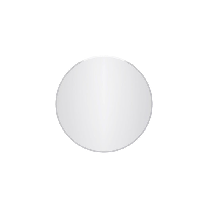 Lathe Miroir Rond Sans Cadre de 24 Pouces Chrome