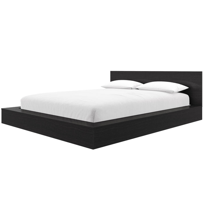 Kanso Lit a Plateforme Basse avec Tete de Lit