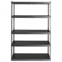 Étagère EZ Connect de 48 po de largeur à 5 tablettes de 24 po de profondeur de Gladiator - granite martelé