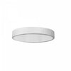 Plafonnier affleuré Nabisco de Dainolite en acrylique givré qui diffuse la lumière, avec fini blanc mat et ampoule à DEL de 30 W