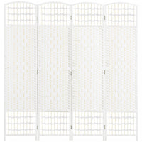 Homcom Panneau De Separation De Piece Pliant A 4 Panneaux De 5,6 Pi
