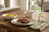  S&CO Home Ensemble de Vaisselle Imperial 12 Morceaux en Porcelaine