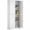 HOMCOM Armoire de rangement, garde-manger de cuisine de 71 po