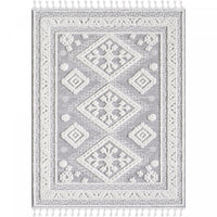 Carpette à poil long Quinto Westerner - 7 pi 7 po x 10 pi