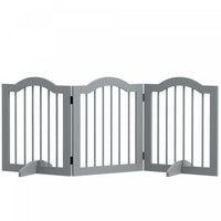 Pawhut Barriere Autoportante Pour Chien De 24