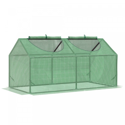 Outsunny 47" X 24" X 24" Portable Mini Tunnel Greenhouse Garden Planting Outdoor Flower Warm House B|Outsunny 47" X 24" X 24" Mini-serre Tunnel Portable Jardin Maison Chaude
