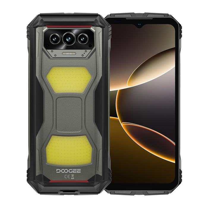 Doogee V Max S 5g Telephone Robuste Appareil Photo 108mp Batterie 22 000mah Lampe De Camping Ecran Fhd+ 120hz 6,58” Gris