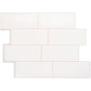 Dosseret Smart Tiles peler et coller 12 x 9, 4 feuilles - Metro Campagnola
