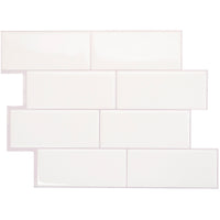 Dosseret Smart Tiles peler et coller 12 x 9, 4 feuilles - Metro Campagnola