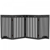 Pawhut Barriere Autoportante Extra Large Pour Chien De 80