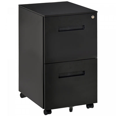 Vinsetto File Cabinet Vertical Filing Cabinet Lockable For Office|Vinsetto Classeur Vertical Classeur Verrouillable Pour Le Bureau