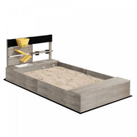 Bac A Sable Pour Enfants Avec Revetement, Bac A Sable En Bois Exterieur Station De Jeux Pour Enfants