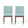 Lot De 2 Chaises De Salle À Manger Anastasia Avec Revêtement En Tissu -  Couleur Menthe