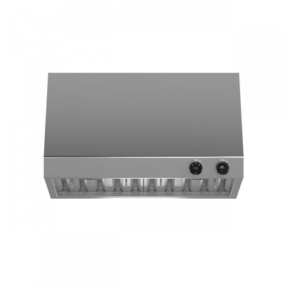 Forno Biagio 30-Inch Wall Mounted Range Hood, Stainless Steel, Heavy Duty -FRHWM5009-30 | Hotte murale Biagio de 30 po, acier inoxydable, modele robuste – FRHWM5009-30