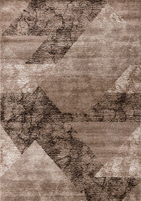 Carpette May à motifs géométriques vieillis - 5 pi 3 po x 7 pi 7 po