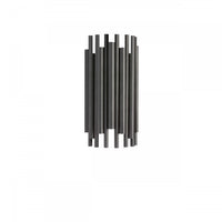 Petite applique murale Weslyn de Dainolite avec fini noir mat et 2 ampoules
