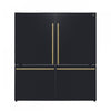 Refrigerateur cote a cote Milano de 60 po, noir, 34,4 pi³ – FFFFD1787-60BLK